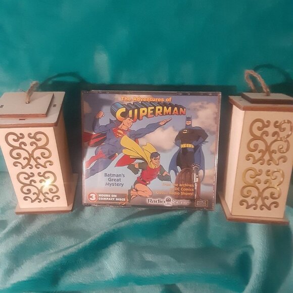 Superman Radio Audio cd Batmans Great Mystery 3 disc cd. The original radio show - Picture 1 of 5